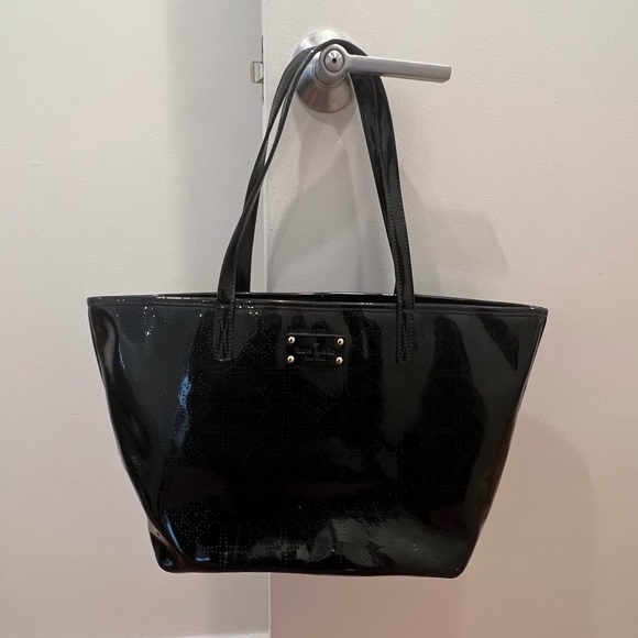 Kate spade black patent leather purse - Picture 3 of 4